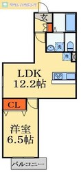 ココハイム松波２号館の物件間取画像